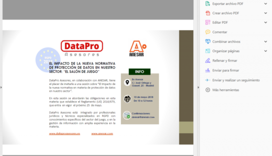 sesion datapro