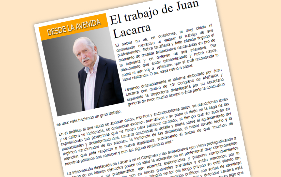 El Trabajo de Juan Lacarra