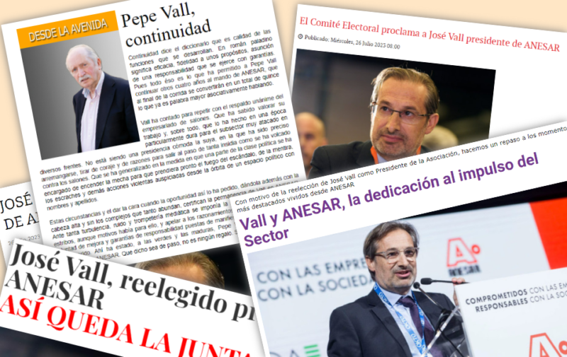 Medios: Vall presidente de ANESAR